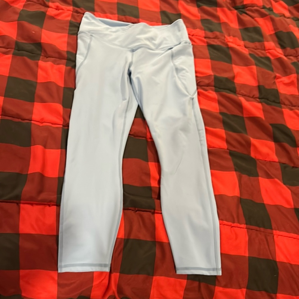 Fabletics baby blue purelux size medium legging